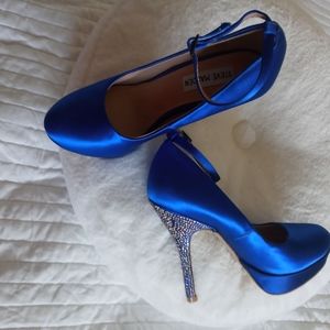 Bling high heels Steve Madden BLING stilettos ROYAL BLUE stilettos